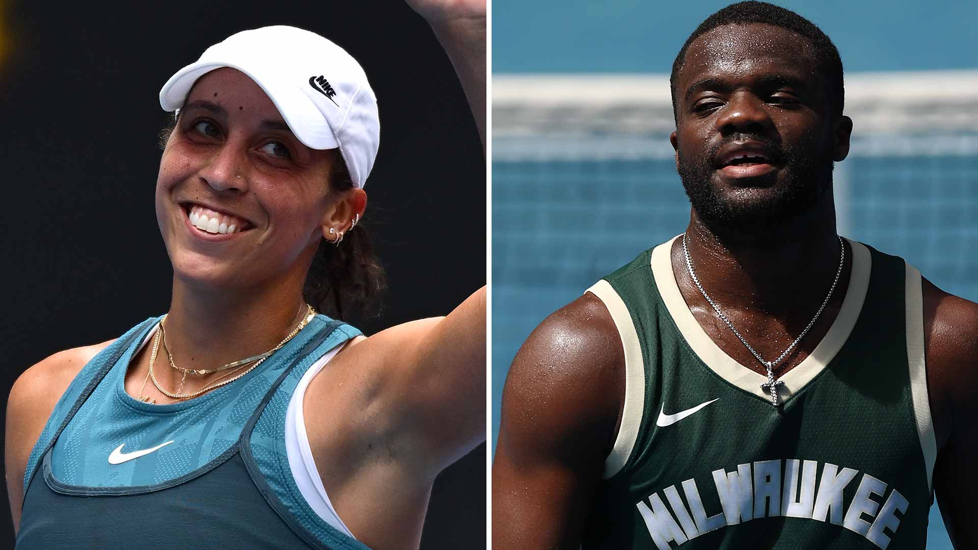 Madison Keys and Frances Tiafoe